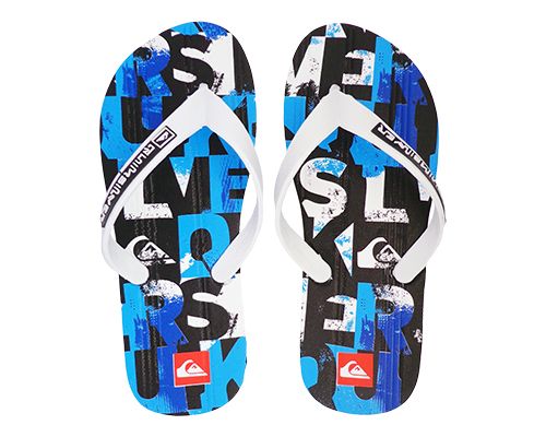 Chinelo QuikSilver Branco e Azul MOD:30293