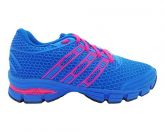 Tênis Feminino Adidas Rubber Azul e Rosa MOD:11025