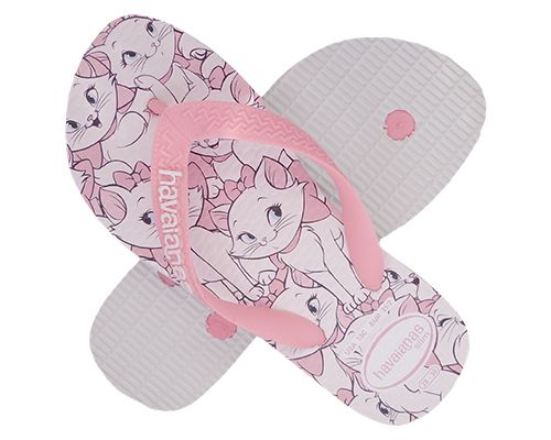 Chinelo Havaianas Infantil Gatinha Marie Branco MOD:30299