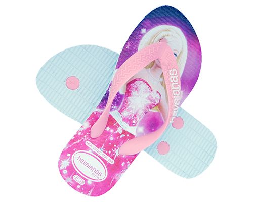 Chinelo Havaianas Infantil Barbie Branco MOD:30312